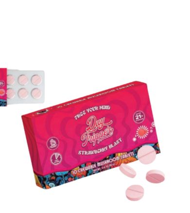 Day Tripper Mushroom Chews 3 CT 10PK DISPLAY