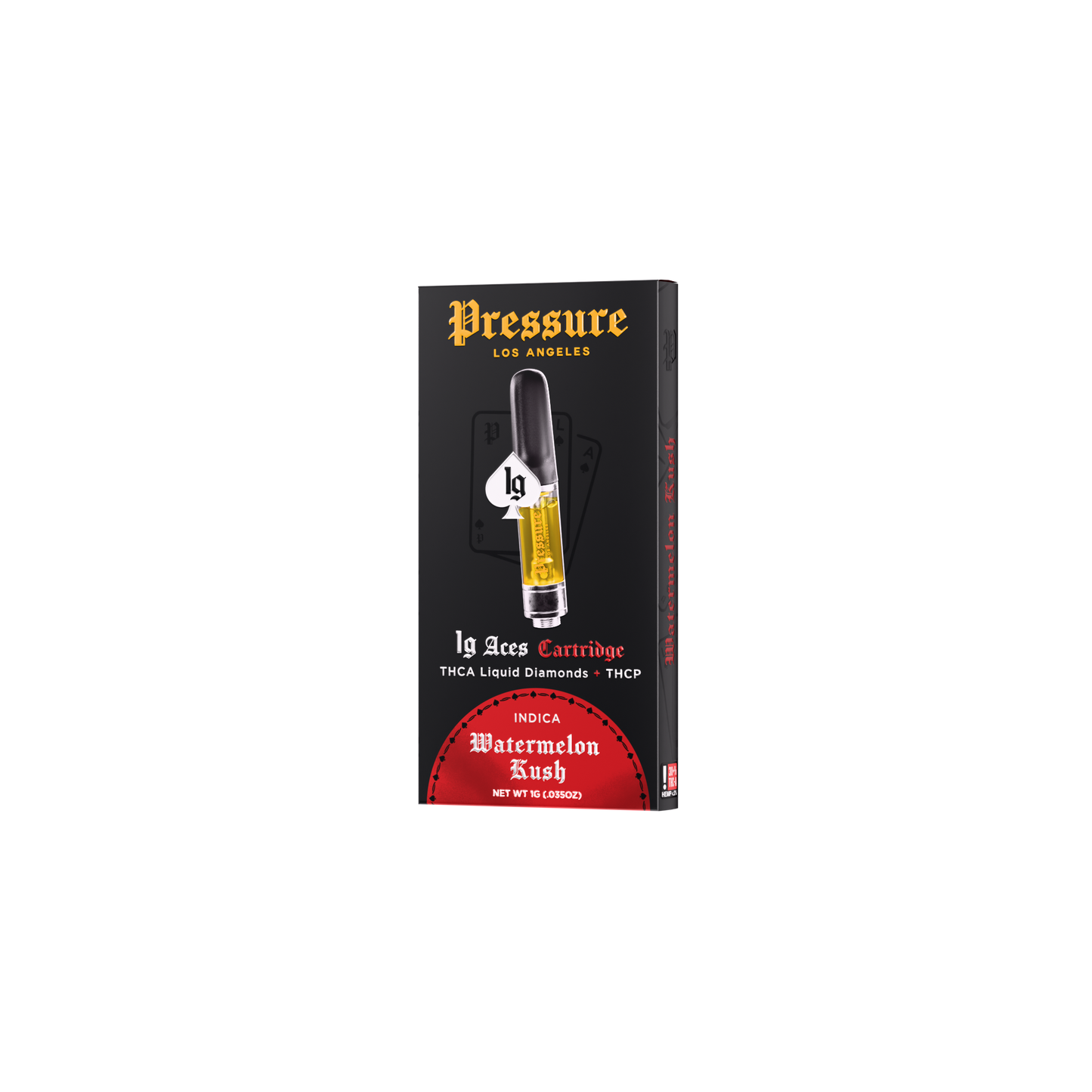Pressure 1G Aces THC-A Liquid  Diamonds + THC-P Cartridges 5PK