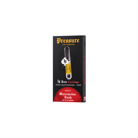 Pressure 1G Aces THC-A Liquid  Diamonds + THC-P Cartridges 5PK