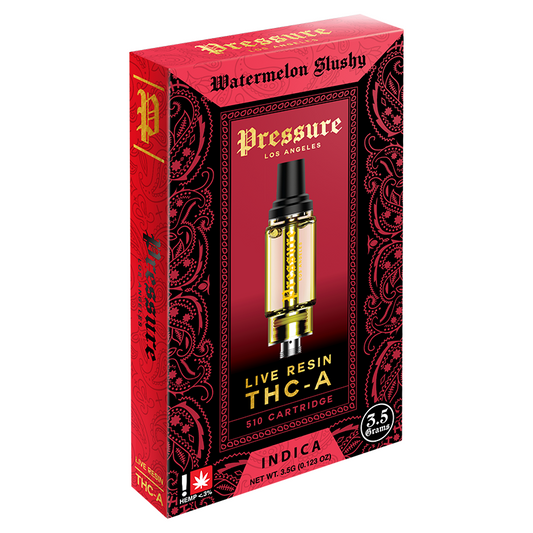 Pressure 3.5G Live Resin THC-A  Cartridges