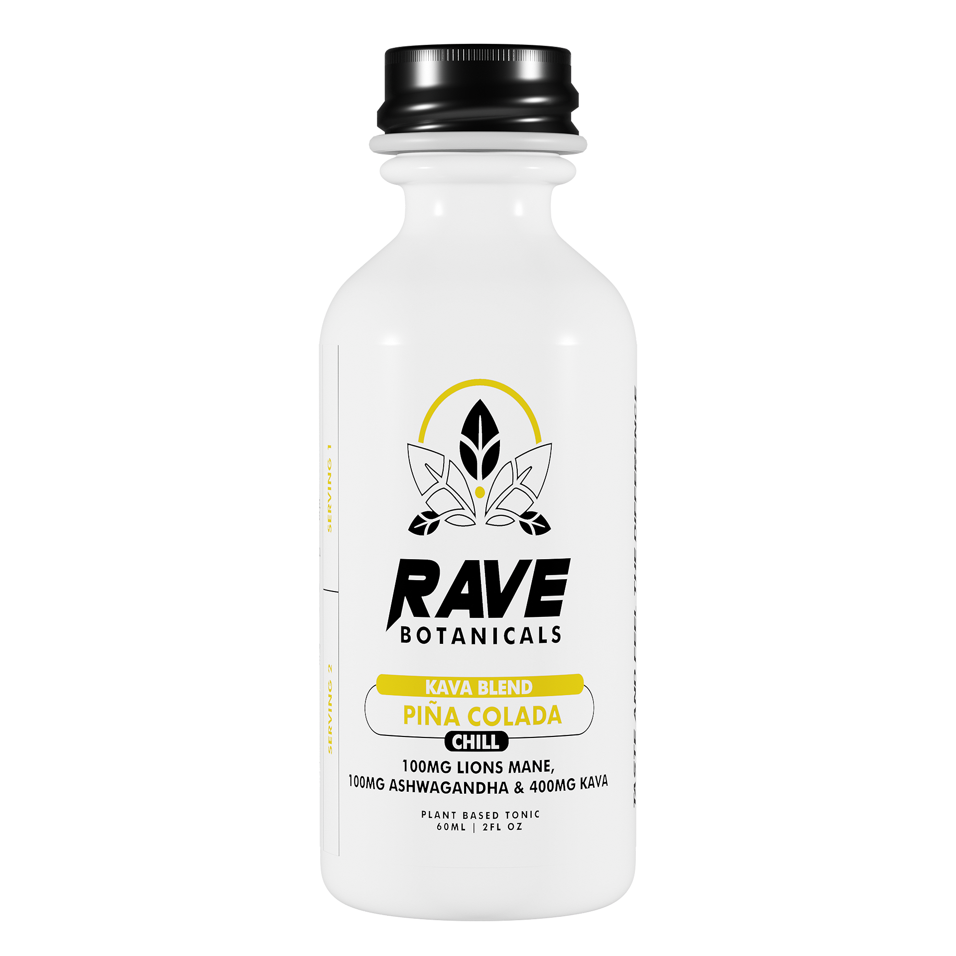 Rave Botanical kava shots 12 piece Display