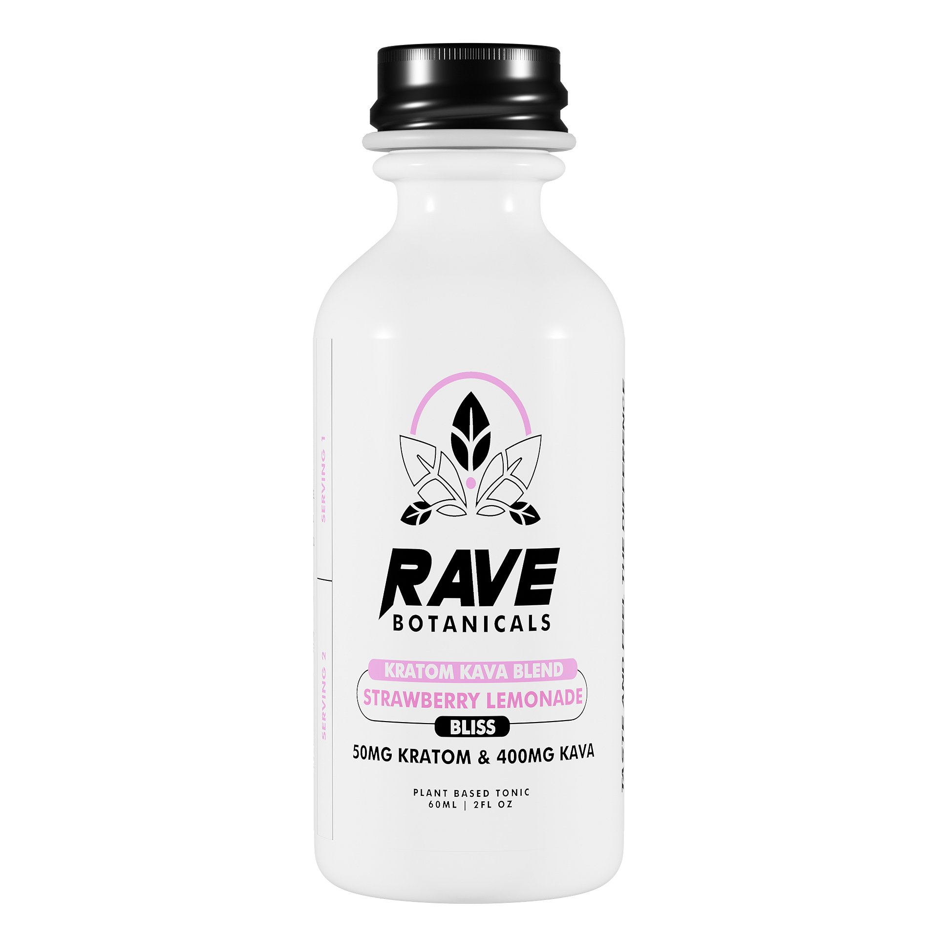 Rave Botanical kava shots 12 piece Display