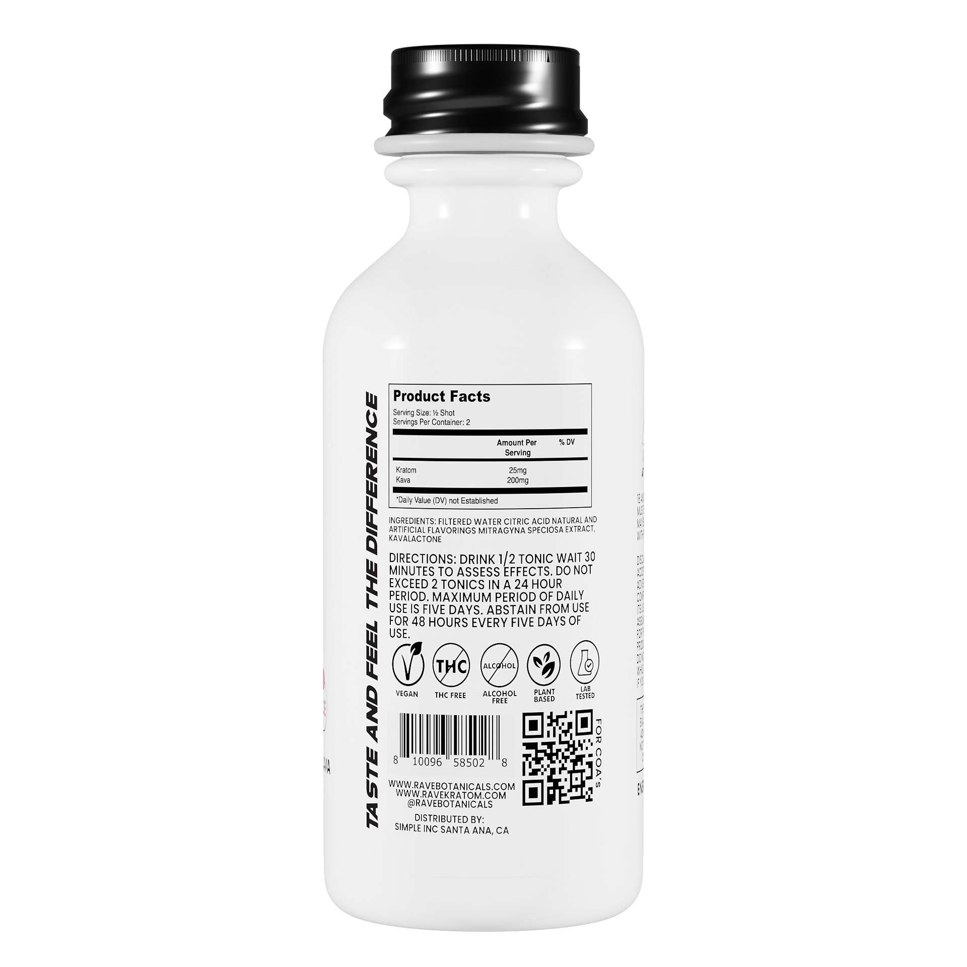 Rave Botanicals Kava/Kratom Mixers 12 Piece Display