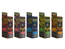 Kushy Barz five-count display render