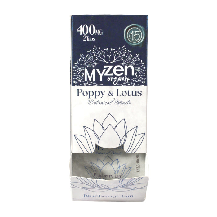 MyZen Poppy & Lotus Blueberry Jam 2-tablet 20-count display