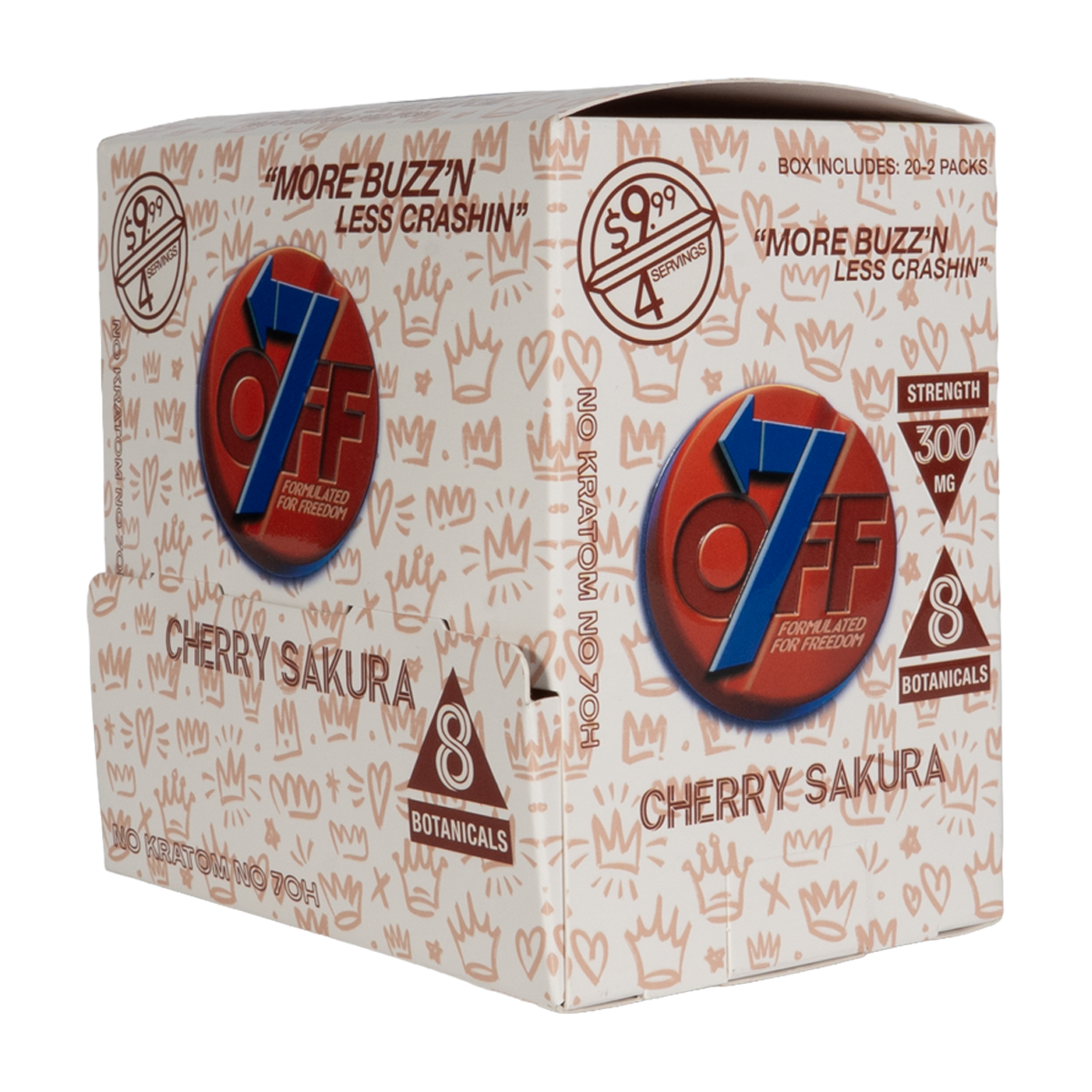 OFF7 Cherry Sakura 2-tablet 20-count display