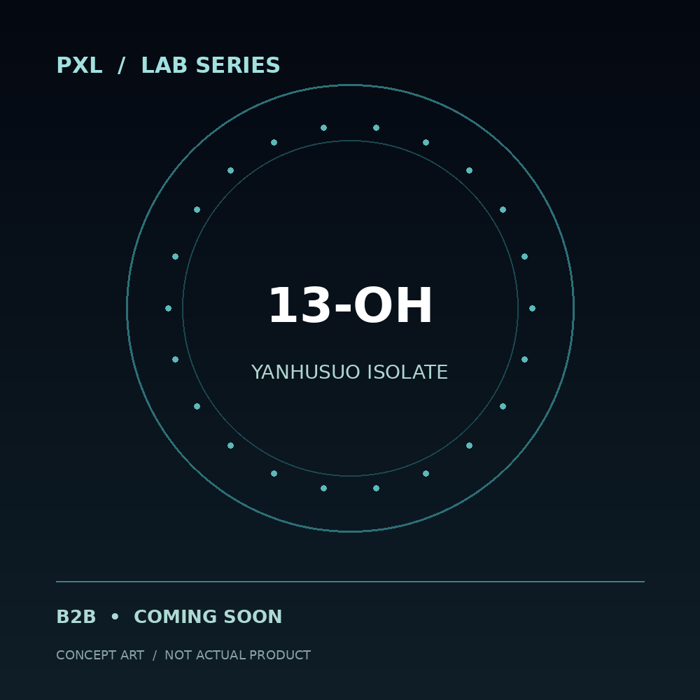 Conceptual PXL Lab Series artwork — not actual product photography