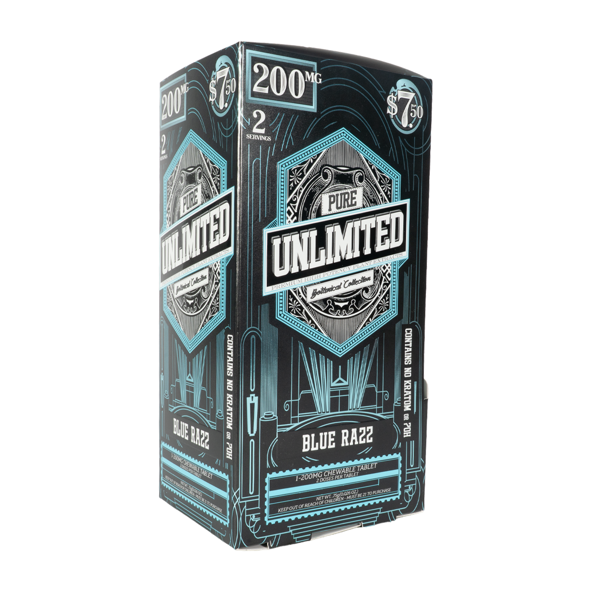 Pure Unlimited Blue Razz 1-tablet 30-count display