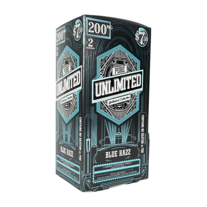 Pure Unlimited Blue Razz 1-tablet 30-count display
