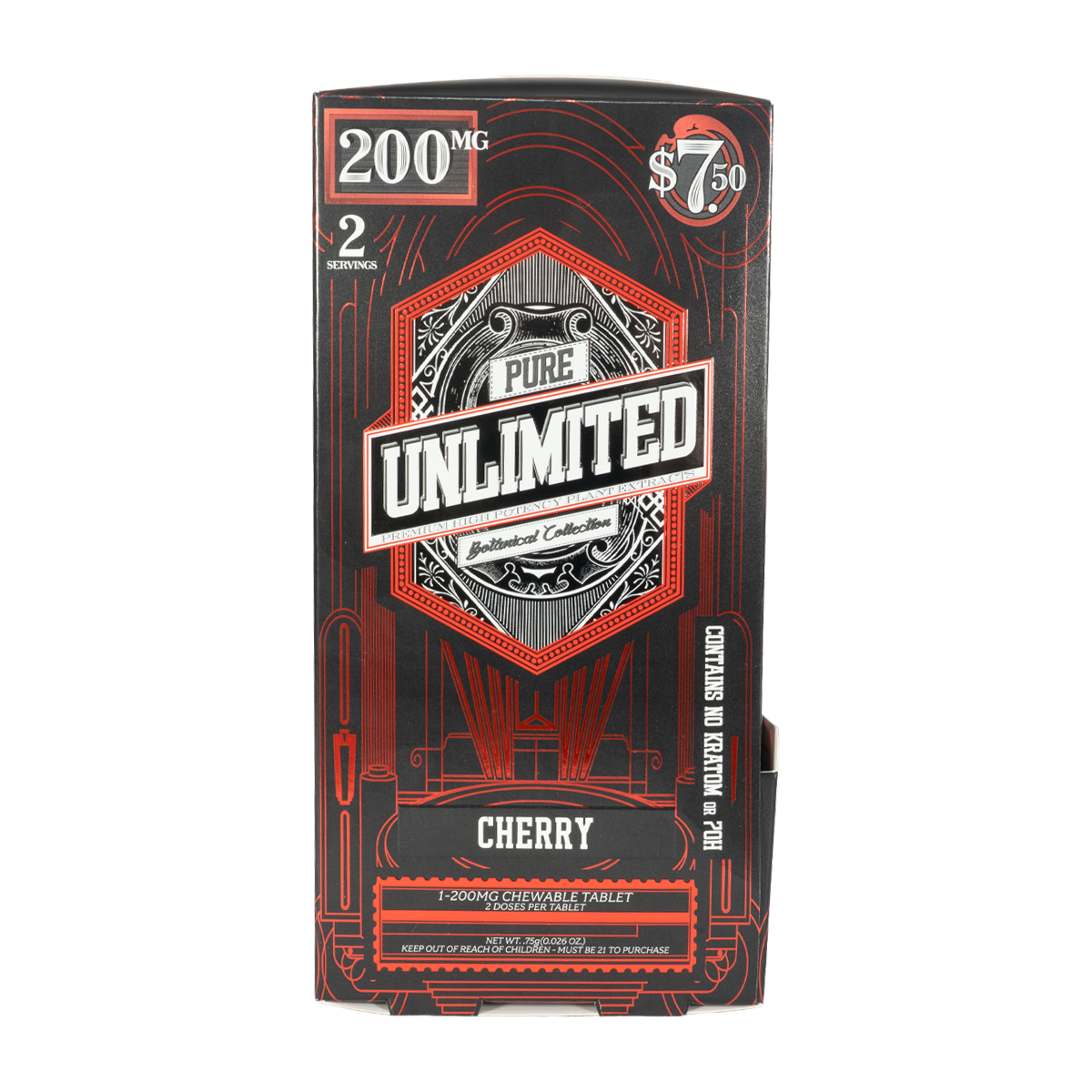 Pure Unlimited Cherry 1-tablet 30-count display