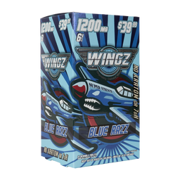 WINGZ Blue Razz 1200mg 6-tablet 10-count display