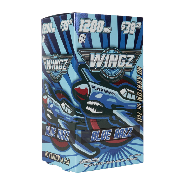 WINGZ Super Strength Botanical Blend Tablets 1200mg 6-Pack — 10-Count Display